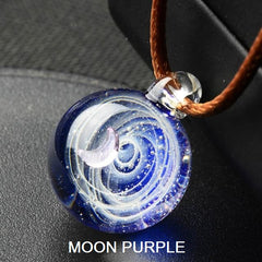 Cosmic Handmade Galaxy Glass Pendant (22 Designs)