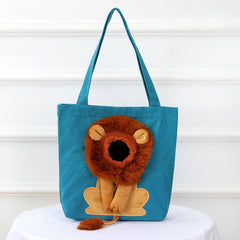 Lion Shape Pets Handbag