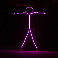 Waterproof led stick figure costume