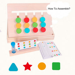 Montessori Color Matching Wooden Toy (Full Set)