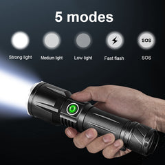 60000LM Most Powerful LED Flashlight