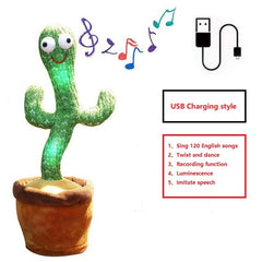 Talking Cactus  Singing & Dancing Plush Toy