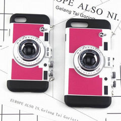 3D Camera Style iPhone Back Case Cover