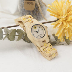 Lovely emoji Wooden Watch With Wooden BOX
