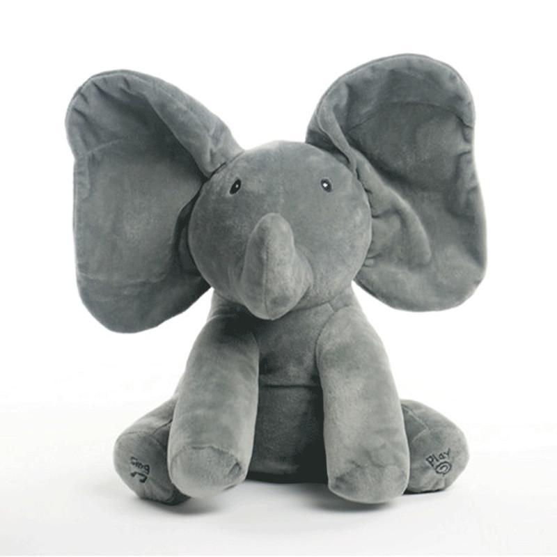 NEW! Peek-A-Boo Elephant Plush Doll