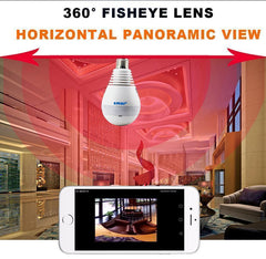Wireless 360 Degree Panoramic Fish Eye Camera