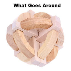 Brain Teasing Wooden Puzzles