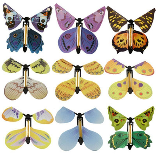 5pcs Magic Butterfly flying Card Toy